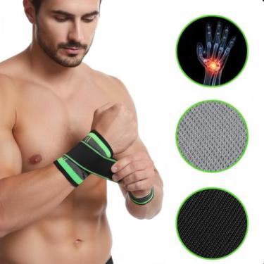 Imagem de Munhequeira Ajustável De Neoprene Entrega Rápida - FAZA