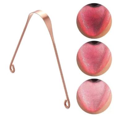 Imagem de Limpador Raspador de Língua Premium, 100% Cobre Puro, Modelo Ayurveda