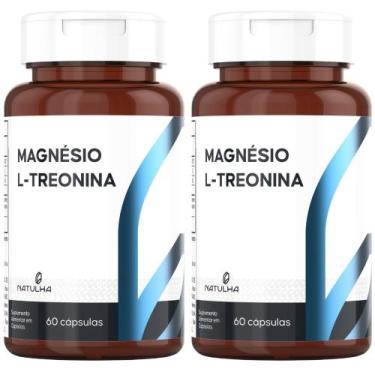 Imagem de KIT 2X Magnésio L-Treonina (Treonato) 60 cápsulas - Natulha