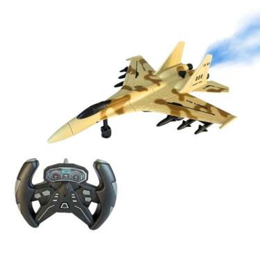 Imagem de Aviao De Controle Remoto Jato Militar Recarregavel Não Voa - China