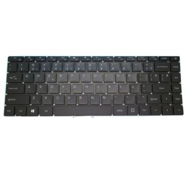 Imagem de notebook para Com Teclado Retroiluminado Para Multilaser ULTRA UL150 Brasil BR Sem Moldura