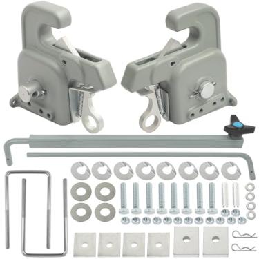 Imagem de Orceed Sistema de engate rápido, adequado para arado, grade, cultivador, semeadora, sistema de irrigação, espalhador de fertilizante, pulverizador, cortadores de grama, porcos, OE 102ST (cinza)