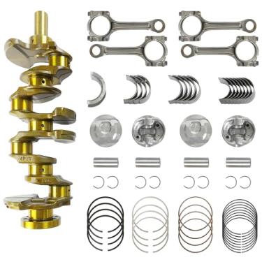 Imagem de 2AZ 2AZFE Motor Virabrequim e bielas, rolamentos e pistões kit adequado para Toyota Camry RAV4 Corolla Scion TC 2.4L 2006-2013 04111-0H300 13211-0H050 13011-28161 (LQ-Cra-Cra-Cra-) TY20000 -001)