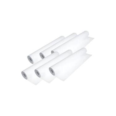 Imagem de Kit 6 Lençol Descartável p/ Maca Hospitalar Papel 70cm x 50m - White P