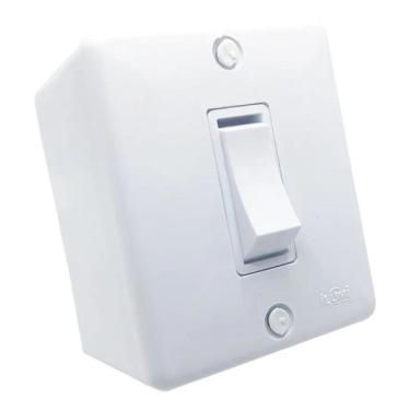 Imagem de Interruptor Simples Sistema X Caixa Sobrepor Externo Ilumi