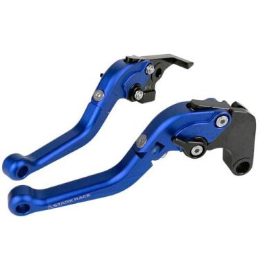 Imagem de Manete Esportivo Dobrável Yamaha Xj6 Fazer 600 Mt-07 Mt-09 - Stark Rac