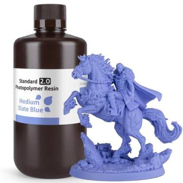 Imagem de Resina de impressora 3D ELEGOO Upgrade Standard 2.0 1L Slate Blue