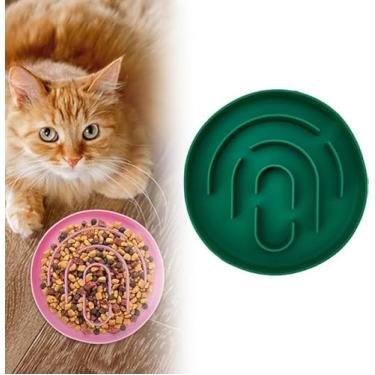 Imagem de Tigela para lamber alimentador lento para gatos com ventosa