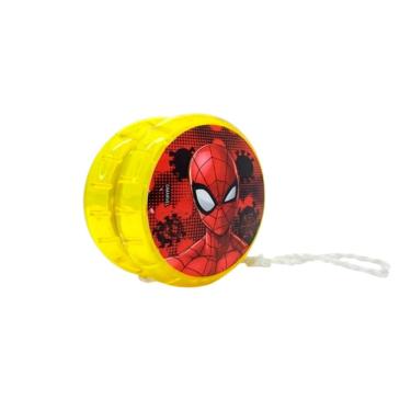 Imagem de Brinquedo Infantil Yo-Yo Ioiô Marvel Spiderman Amarelo C/Luz