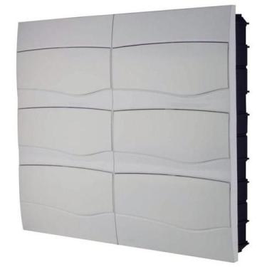 Imagem de Quadro de Distribuição de Embutir 72 DIN ou 48 NEMA Tramontina com Por