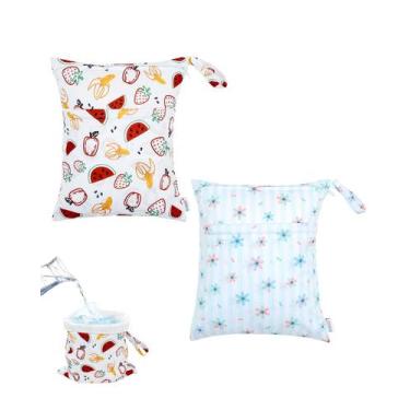 Imagem de Sacos úmidos e secos ALVA ALVABABY 30x36cm, impermeáveis, 2 unidades