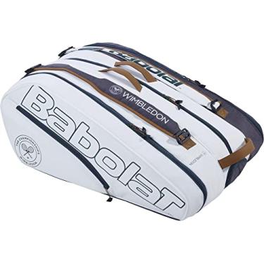 Imagem de Babolat Bolsa de tênis Pure Racquet Holder x12 Wimbledon (branco/cinza)