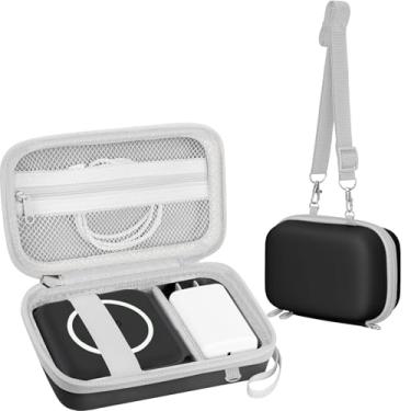 Imagem de Leayjeen Capa de viagem compatível com estação de carregamento Hicober 3 em 1/UCOMX Nano Magnetic 2 em 1 carregador sem fio, bolsa de armazenamento magnética dobrável para estação de carregamento