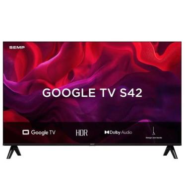 Imagem de Smart TV Led HD 32 Semp 32S42 Google TV com Wi-Fi Integrado, Preto