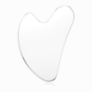 Imagem de Massageador Gua Sha de aço inoxidável, ferramenta facial para reduzir o inchaço e esculpir a mandíbula, instrumento manual de acupuntura para cuidados com a pele