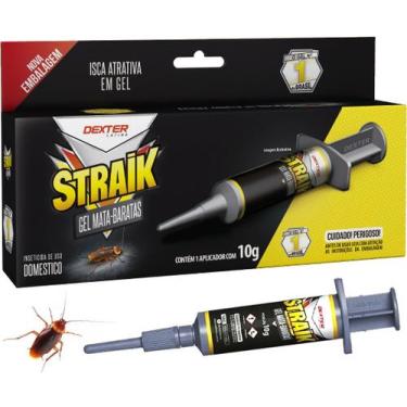 Imagem de 10 Gel Mata Baratas Straik Isca Atrativa Eficaz Seringa 10g - DEXTER L