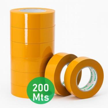 Imagem de Fita Adesiva Marrom 42mm x 200m, Alta Resistência e Aderência JD35 - L