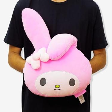 Imagem de Almofada Huggy Personagem HUGGY MELODY, Tecido Soft com Bolso Interno, 40x31x10 cm, Macia com Fibra Siliconada, Para Descanso