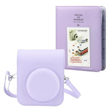 Imagem de Case Bag Magnética C Alça Para Câmera Instax Mini 12 + Álbum