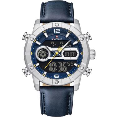 Imagem de Relógio digital masculino multifuncional luminoso esportivo  à prova dágua 