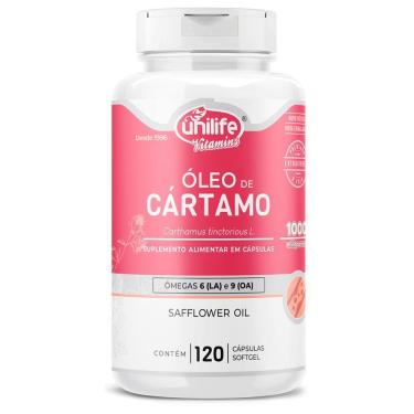 Imagem de Óleo De Cartamo 1000mg Com 120 Cápsulas Unilife