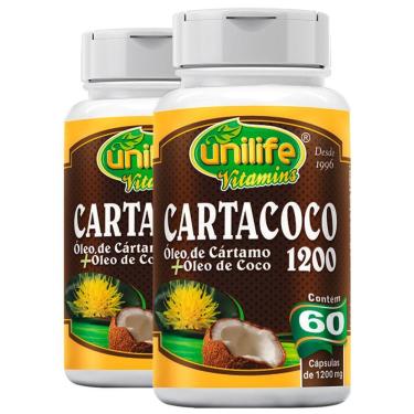 Imagem de Kit 2 Cartacoco Óleo De Cartamo E Coco 60cap
