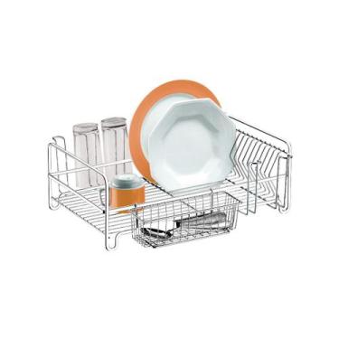 Imagem de Escorredor de Louças Cromado Inox 1606 FUTURE