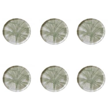 Imagem de Conjunto De Pratos De Sobremesa 06 Peças Bio Tropicália Porto Brasil