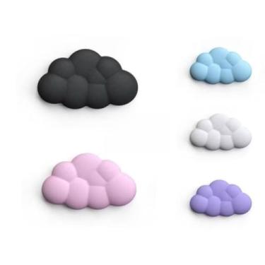 Imagem de Confortável Tapete De Descanso Para O Pulso Do Mouse Em Forma De Nuvem Teclado Almofada De Apoio(Roxo,Nuvem mini)