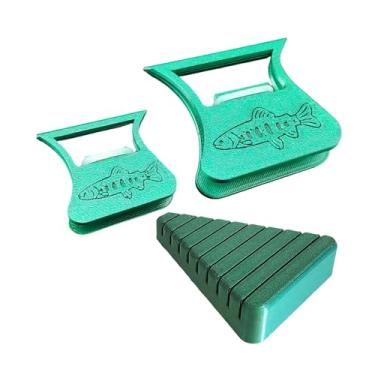 Imagem de RNXRZANK Alicate para Hackle, Ideal para Confecção de Moscas Artificiais, Acessórios, Prendedores de Penas, Acessórios de Pesca, Presente Robusto para Pescador, Verde