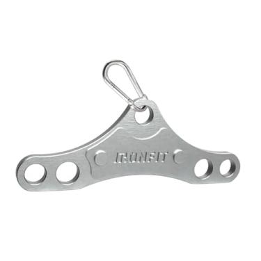 Imagem de oshhni Adaptador de polia dupla para simples, conector de polia para exercícios, alça para máquina de cabo para treinamento de força.