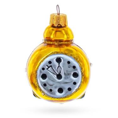 Imagem de Enfeite de Natal de vidro despertador vintage