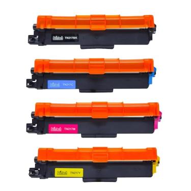 Imagem de Toners TN217 Printech Preto + Azul + Amarelo + Magenta Para Brother HL‑3180CDW MFC‑9140CWN TN-217 DR-213 DR-223 (Kit 4 cores)