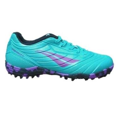Imagem de Chuteira Society Penalty Matís XXI Kids - Azul e Roxo 35-Masculino