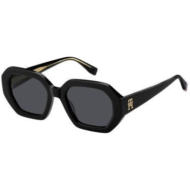 Imagem de Óculos de Sol Tommy Hilfiger Preto TH 2155/S 807-52-Feminino