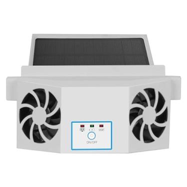 Imagem de jojobasec Ventilador de circulação de ar 4500RPM Ventilador de ventilação de carregamento solar Ventilador de refrigeração interior automotivo para carro, veículo, caminhão, SUV