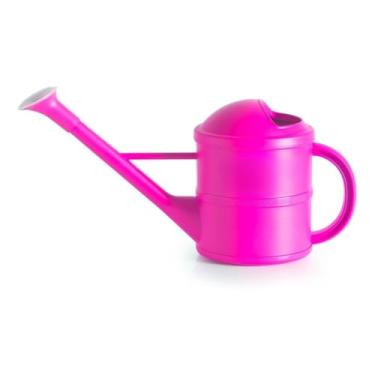 Imagem de Regador Decorativo 1,5L – Bico Fino de Chuveiro, Prático para Jardim, Horta e Cuidados com Plantas(Rosa)