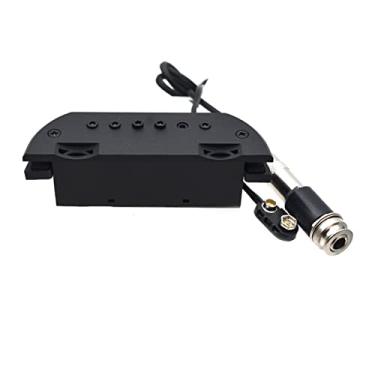 Imagem de Sistema de pré-amplificador Humbucker Sound Hole Captador Calor equilibrado Suporte de palheta de guitarra acessório de captador (Cor: T903)