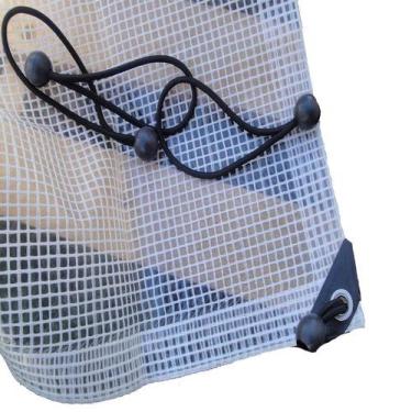 Imagem de Capa De Piscina Lona Transparente 6X4 Mts Pinos E Extensores - Lonas A