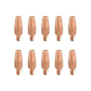 Imagem de Pontas de bocais de acionamento de rolo para carretel de solda Miller MIG carretel de pistola carretel mate 100 peças