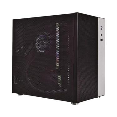 Imagem de Gabinete Mini ITX Branco 9L Compacto Para PC Suporta Fonte Flexível GP