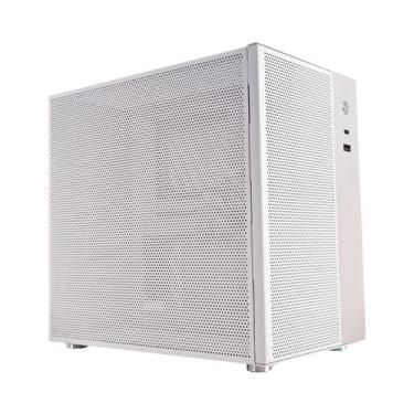 Imagem de Gabinete Mini ITX Branco 9L Compacto Para PC Suporta Fonte Flexível GP