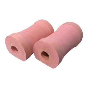 Imagem de menolana Apoios para flexões, suportes para flexões, acessórios portáteis para exercícios no chão e treinamento de força em casa, Rosa