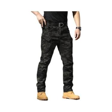 Imagem de Calças Cargo Impermeáveis plus Size Para Homens, Joggers Táticas Milit
