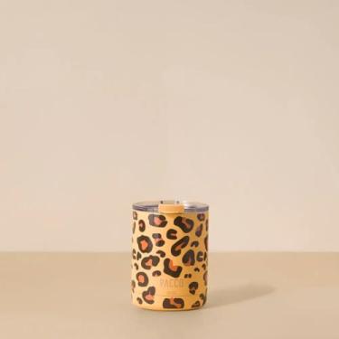Imagem de Copo Térmico HappyCup 295ml PACCO (Leopard amarela)