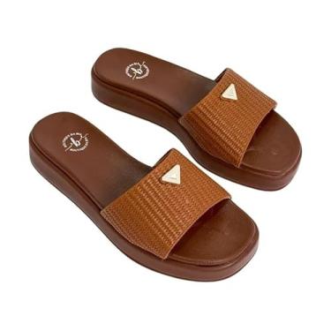 Imagem de PAPETE SLIDE TRAMADA ALTINHA (caramelo, BR, Adulto, Numérico, 35)