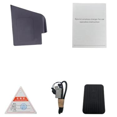 Imagem de Base de carregamento rápido sem fio para celular com console central para Cadillac CT6 2016-2021