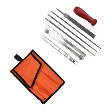Imagem de aqxreight 8 Unidades/Conjunto Kit de AfiaçãO de Motosserra Ferramentas de Afiador de Arquivos O Conjunto de Arquivos de Moagem Com Bolsa de Armazenamento garantirá O Arquivamento de Alinhamento de