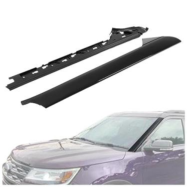 Imagem de HECASA Acabamento Externo E Interno Do Pilar A Para-Brisa Compatível Com Ford Explorer 2011-2019, Substituição Para Bb5Z7803137Aa Bb5Z7803137Ba, Painel De Moldura Lado Esquerdo