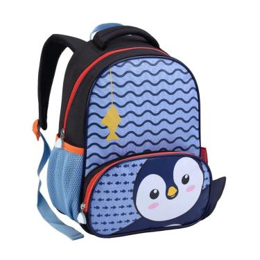 Imagem de Mochila Creche Passeio de Costas Escolar Infantil Pinguim